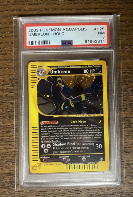 Umbreon Holo | Aquapolis | PSA 7 | English Near Mint | Pokemon