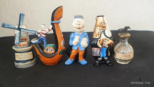 Miniature liquor bottles vintage