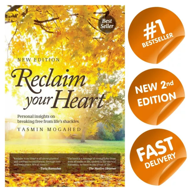 Reclaim Your Heart by Yasmin Mogahed (Paperback/softback, 2021) NEW 2nd EDITION!