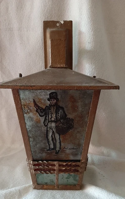 Farol grande metálico de Aalweber de Hamburgo