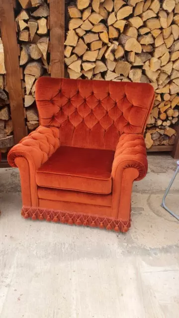 Vintage Chesterfield Club Chair ( 1 CHAIR)