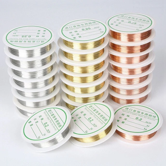 1Roll DIY Beading Wire 0.2/0.4/0.6/0.8/1mm Cord String  Jewelry Making