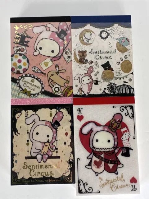 Cute San-x  Japan X4  Mini Notebook Sentimental Circus 2010 2012