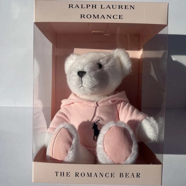 RALPH LAUREN ROMANCE Teddy Bear Pink Sweater Plush Limited 2020