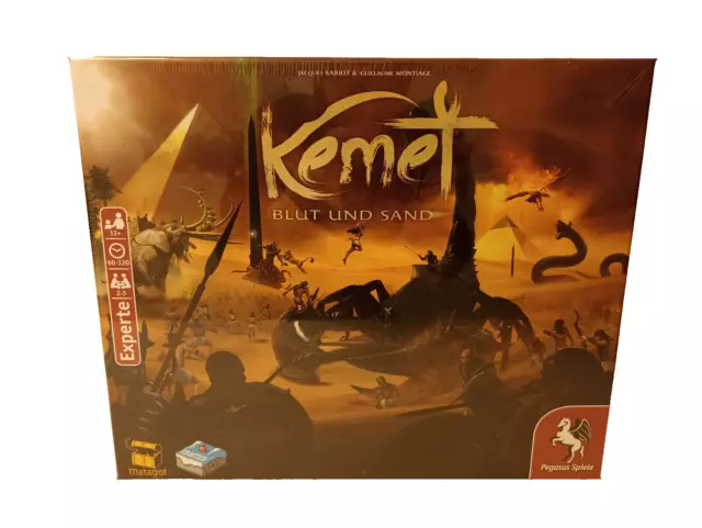 Kemet - Blut und Sand (DE)/ Strategiespiel/ Ägypten/ detailliertere Figuren