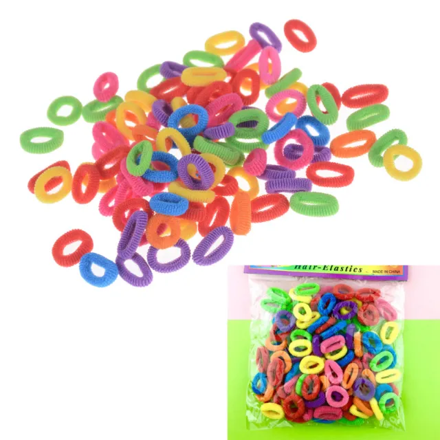 Candy Color Little Girl Elastic Hair Bands Ring Rope Headwear Hair Accessor  MI