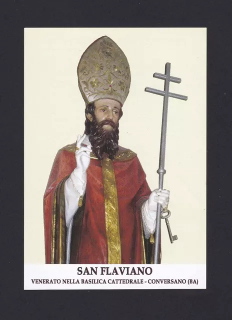 Santino S.flaviano  Image Pieuse Holycard  Andachtsbild