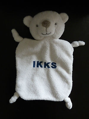 Doudou doudou plat ours bleu ciel brodé nuage étoile JOGYSTAR 2 dispo 