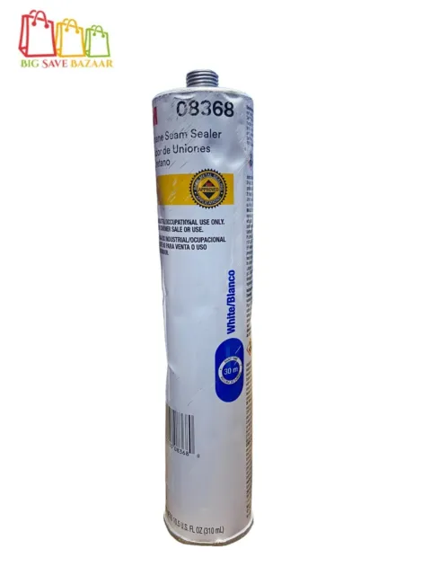 3M Urethane Seam Sealer 08368 White Color High Solids Permanently Flexible 10.5