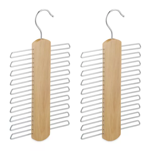 2x gruccia multipla portacravatte portasciarpe organizer per armadio guardaroba