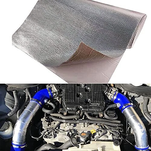Aluminum Sheet Backed Self-Adhesive 12'' X 24’'Fiberglass Thermal Insulation ...