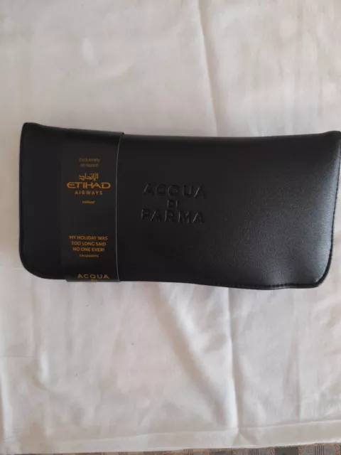 Etihad Airways Black Acqua Di Parma Business Class Amenity Kit