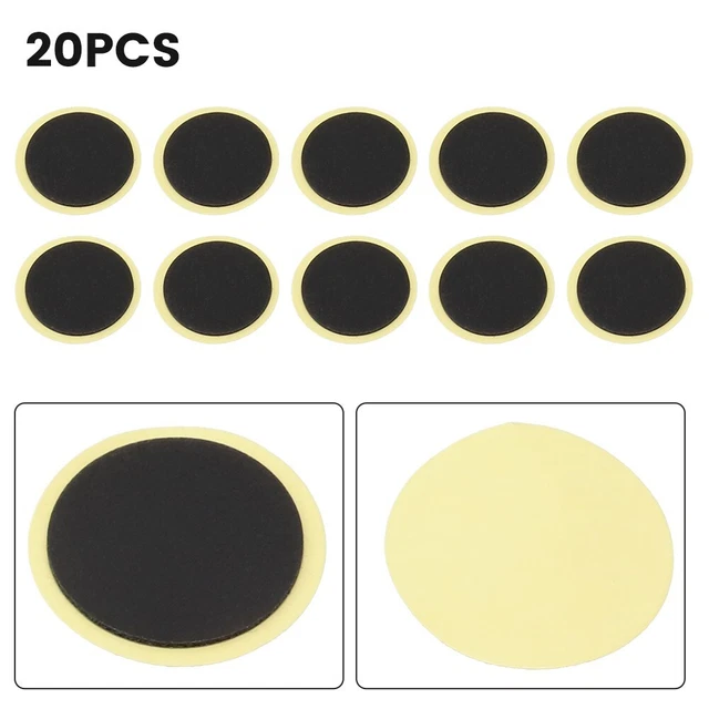 Kit patch pneumatici bici durevoli 20 x patch senza colla per riparazione rapida