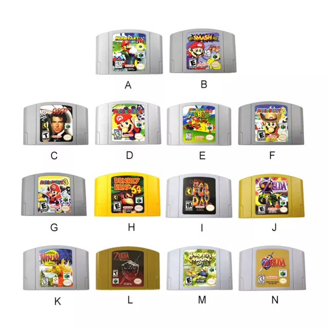 For Mario kart 64 Video Game Cartridge Console Card For Nintendo N64 US Version 3