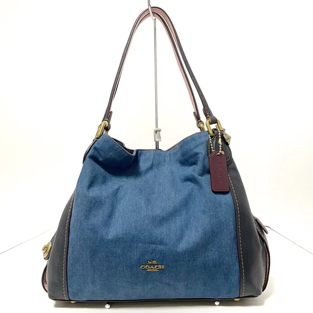 Coach edie 31 denim on sale
