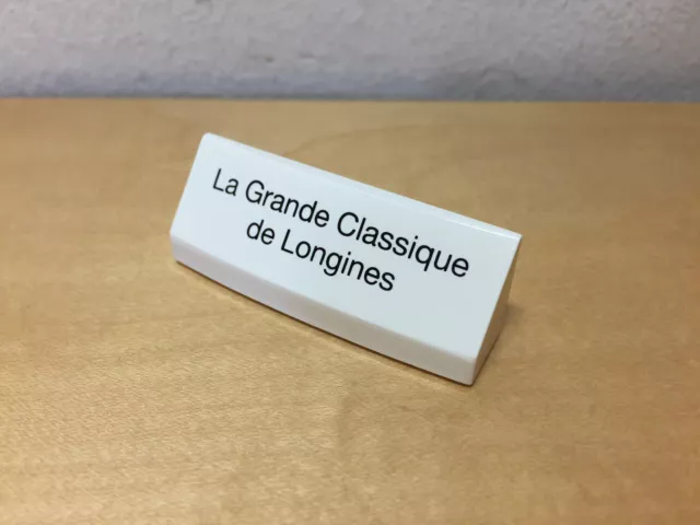 Plaque LONGINES Plaque - La Grande Classique de Longines - White