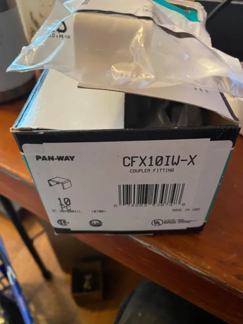 Box of 3 Panduit CF10IW-X Pan-Way Coupler (BS-663)