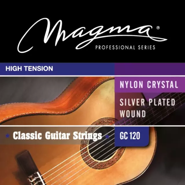 Magma Classical Guitar Strings High Tension Special Nylon - Silver Plated Copper