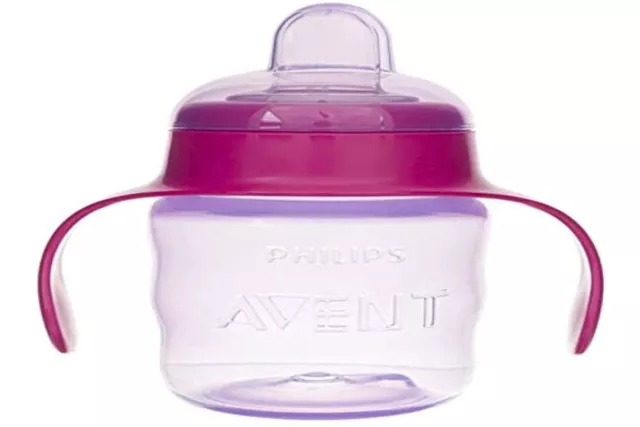 Philips Avent - Drinking Cup With Soft Spout Girl 6M+ ACC NEU 2