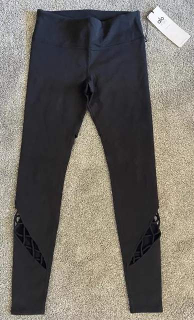 NWT New ALO Yoga Entwine Legging Lace Appeal Women’s Black Size Small