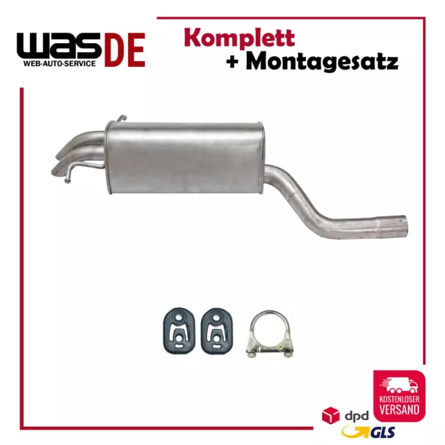 Auspuff Endschalldämpfer Mercedes Benz C-Klasse (W203 S203) C 180 200 230