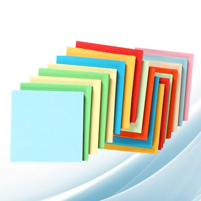 STOBOK Origami Papier 10 Farben 500 Blatt für Kinderhandwerk