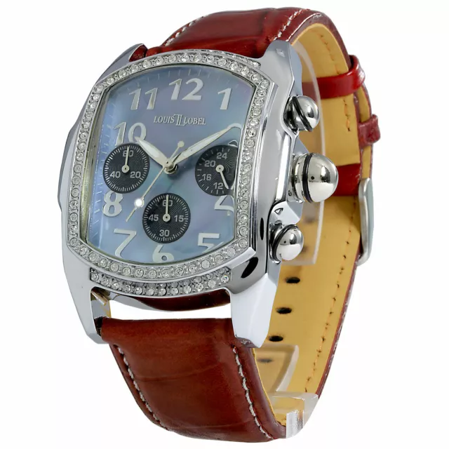 MONTRE HOMME Louis Lobel Etoile Bleu avec Chronographe et Date. 149,00 € NEUVE