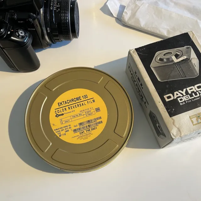 Respooled Kodak Ektarchrome 100 Colour Reversal Film 35mm 36EXP