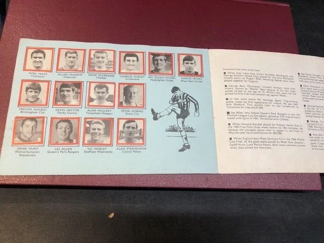Fleetway - Löwe & Champion Fussballstars + Thomson Abenteuer Fussball Briefmarkenalbum 6