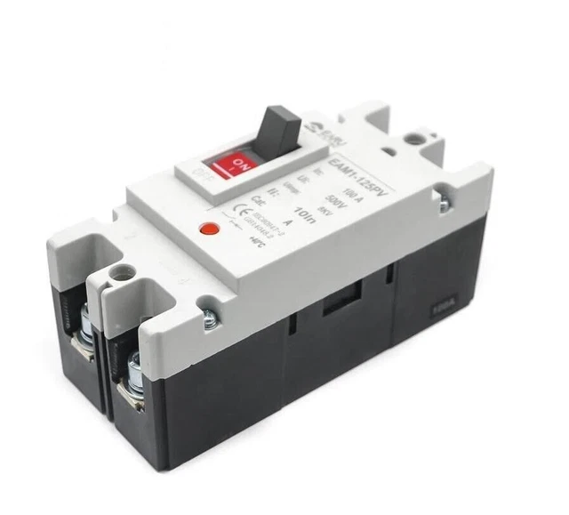 CIRCUIT BREAKER MCCB Overload Protection Switch Molded Case 2p Dc 500v