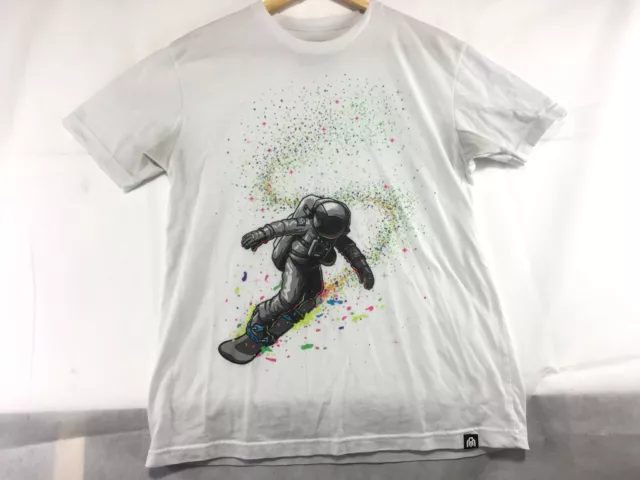 Camisetas gráficas para hombre INTO THE AM - camisetas de diseño fresco de ajuste suave - astronauta