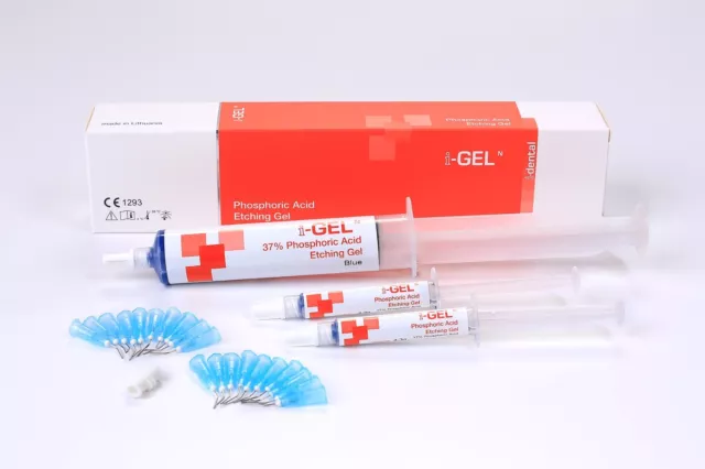 37% PHOSPHORIC ACID ETCHING GEL - 50g syringe Shade Blue