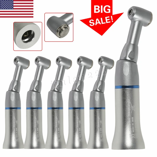 NSK Style Dental Low Speed Contra Angle Handpiece | Push Button E-type Attachment