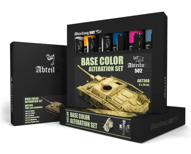 Abteilung 502 308 Base Color Alteration Oil Paint Set (6 Colors) 20ml Tubes