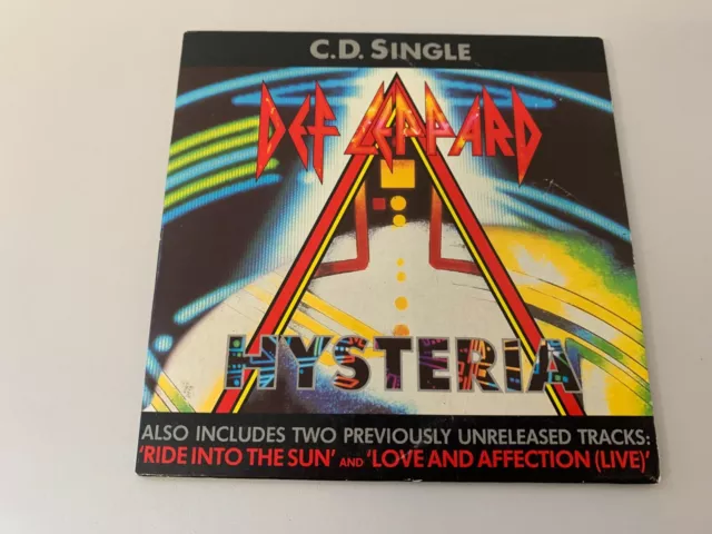 Def Leppard – Hysteria - Maxi CD Single © 1987 (cardsleeve)