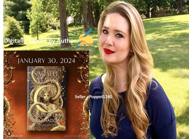 SARAH J. MAAS House of Flame and Shadow 🙂 signé numériquement ️Back