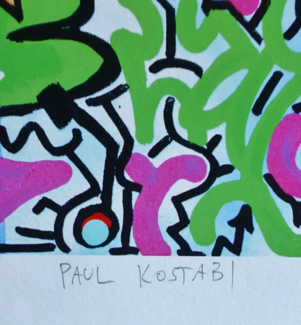 LAII Angel Ortiz & PAUL KOSTABI LUDLOW 2x HAND SIGNED artist Street art GRAFFITI 3