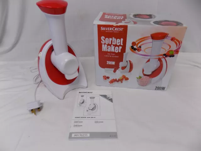 Lidl sorbet top maker