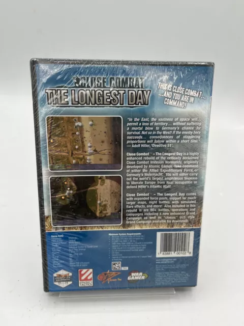 Matrix Computer Wargame Close Combat - The Longest Day SW NEW / SEALED 2