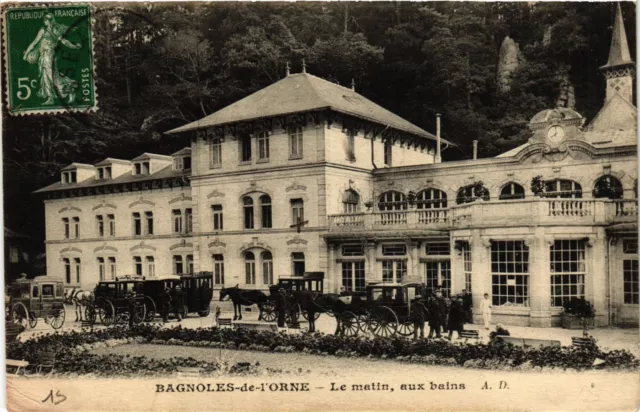 CPA AK BAGNOLES-de-l'ORNE - Morning in the Baths (435792)