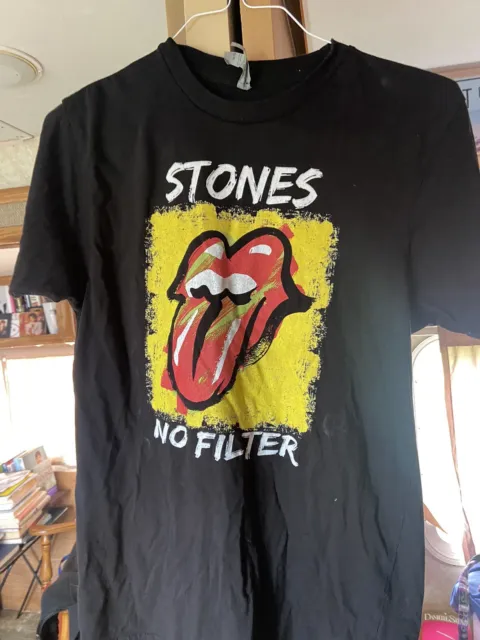 Rolling Stones No Filter 2019 black T shirt size M