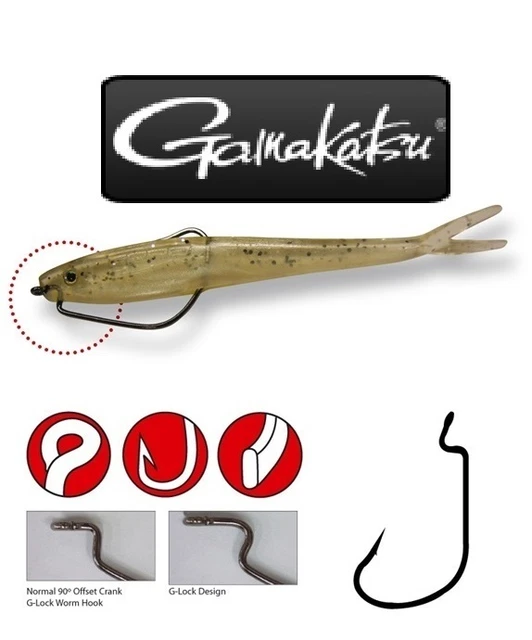 GAMAKATSU HOOK WORM 314 MB  für Kunstköder von SPRO