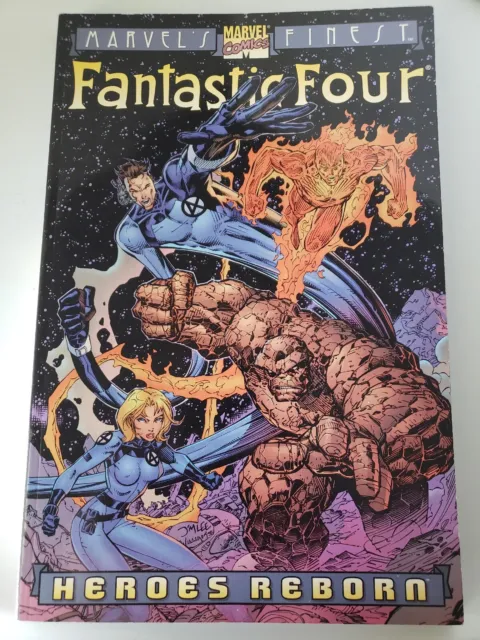 Marvels Finest Fantastic Four: Heroes Reborn TPB 2000 Jim Lee 1st Print