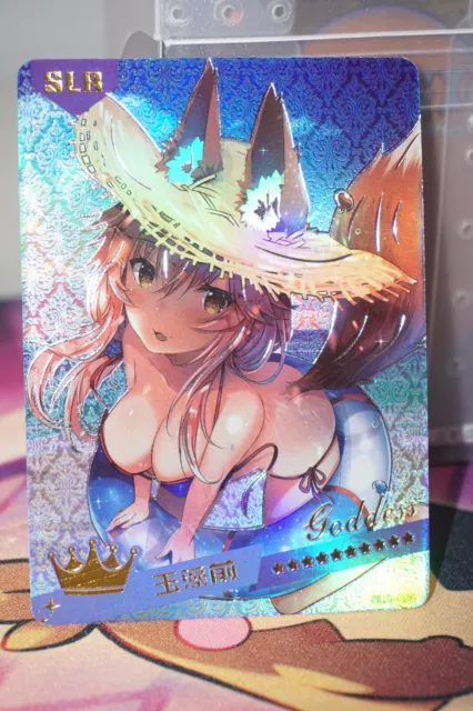 Tamamo no Mae Fate Grand Order Summer Love Foil Waifu Card SLR-003