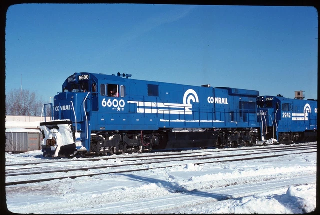 Original Rail Slide - CR Conrail 6600 Springfield 2-8-1978