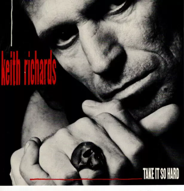 KEITH RICHARDS ~ Take It So Hard ~ Rare 1988 US PROMO ONLY 1-track 3" CD single