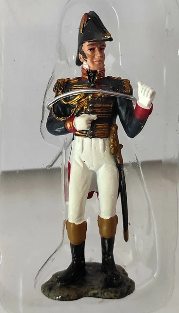 Figurine Soldat De Plomb Général Nansouty 1er Empire - Hachette, échelle 1:32 (60mm), Neuve