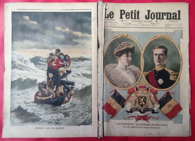 LE PETIT JOURNAL N°918 du 21/6/1908 DÉGRADATION D'ULLMO /2 CYCLISTES