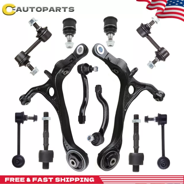 Front Lower Control Arm Ball Joint Sway Bar Tie Rod End For 2004-2006 Acura TL