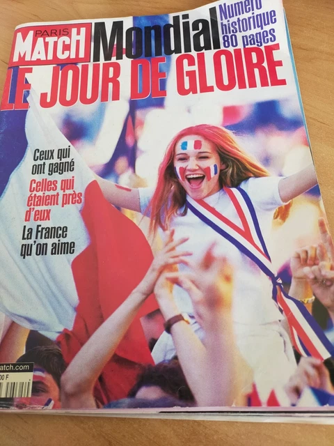 Paris Match n°2565 - 23 juillet 1998 - Mondial 98 Le jour de gloire